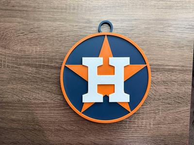 Houston Astros Oversized Necklace, Pendant