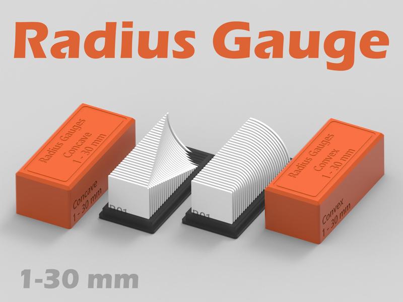 Radius Gauge - Convex Concave