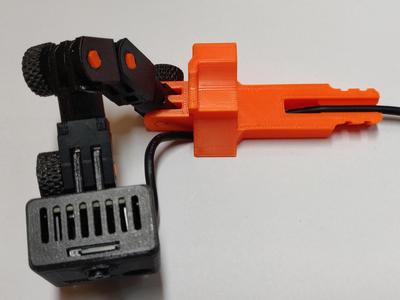 ESP32 Camera X-Motor mount for Prusa MK4 / MK4S with articulated arm