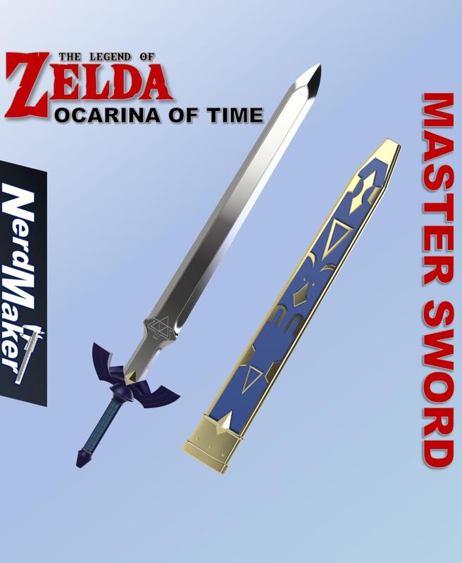 MASTER SWORD from Zelda Ocarina of Time (Life Size)