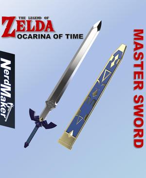 MASTER SWORD from Zelda Ocarina of Time (Life Size)