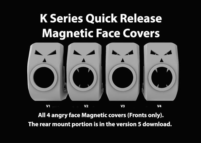K1 series, quick release magnetic tool head cover