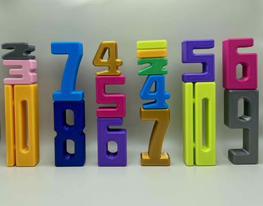 Proportional Number Blocks + Storage Case