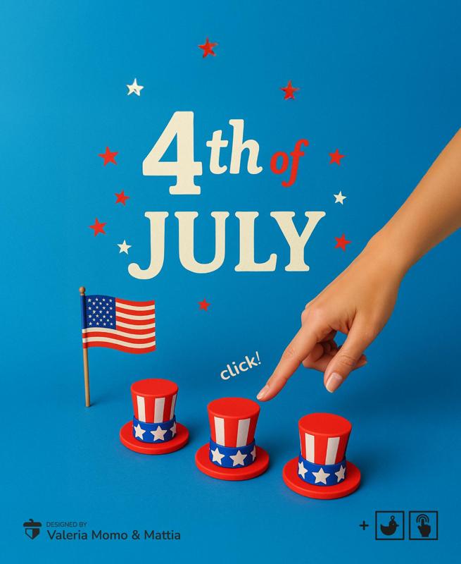  Uncle Sam Clicker – 4th of July Edition, Clicky Toy for your Independence Hat Click