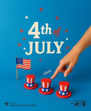 Uncle Sam Clicker – 4th of July Edition, Clicky Toy for your Independence Hat Click