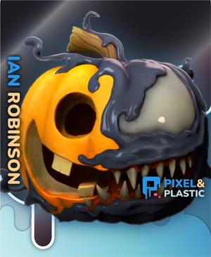 Venomkin Stylus Holder - Venomized Pumpkin