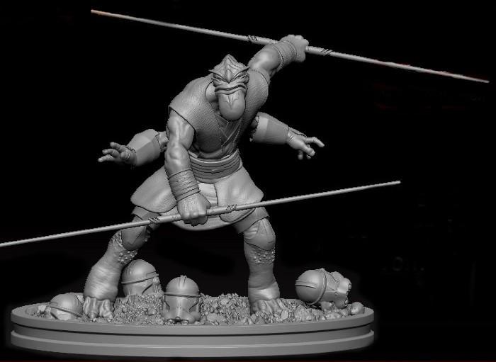 Star Wars Statue - Pong Krell - Jedi Master - Clone Wars