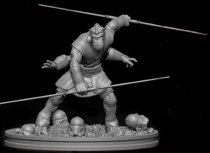 Star Wars Statue - Pong Krell - Jedi Master - Clone Wars