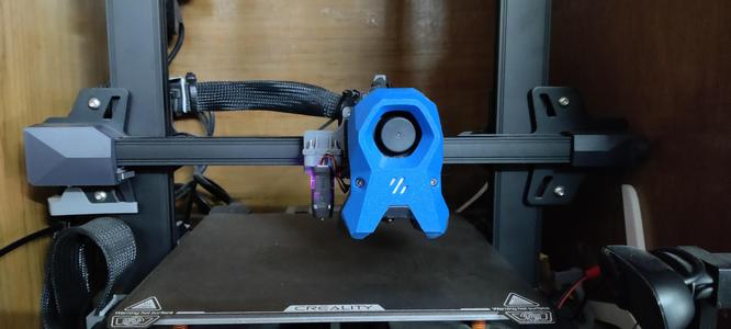 SpriteBurner Ender 3S1 Cooling duct based on StealthBurner (tested CHCB-OT hotend)
