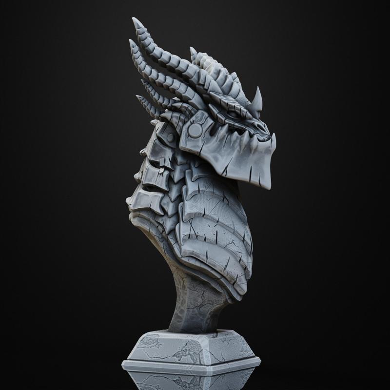 Deathwing Bust (Pre-Supported)