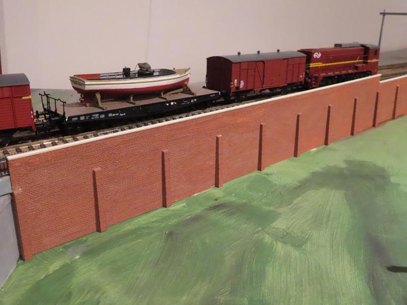 Brick Railway wall 1:87 H0 scale