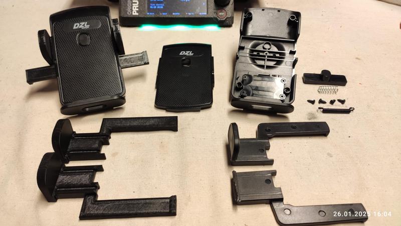 Oprava držáku DZL europe na mobil  do auta / Repair of DZL europe car mobile phone holder