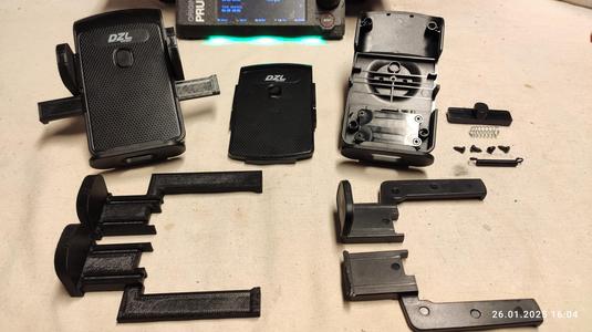 Oprava držáku DZL europe na mobil  do auta / Repair of DZL europe car mobile phone holder