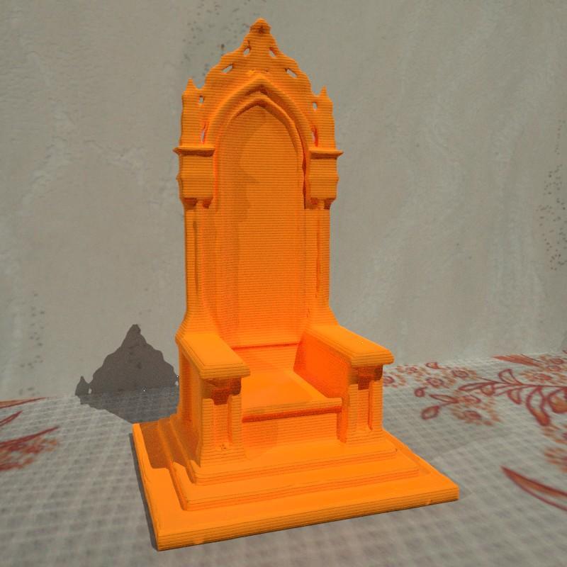 Kings Throne Tabletop  QUADS Mesh