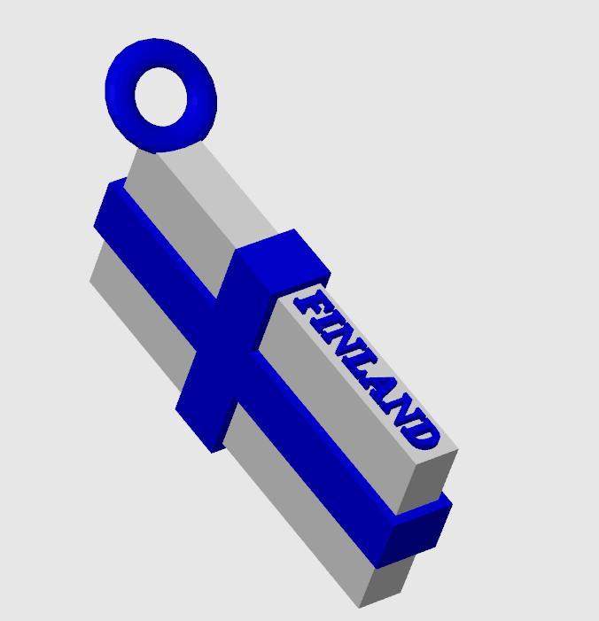 Finland Keychain