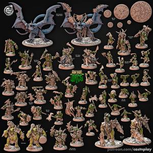Iron Skull Orcs (Pre-Supported) | Cast n Play