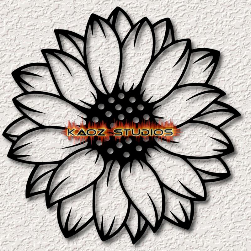 sunflower wall art sun flower wall decor 2d art