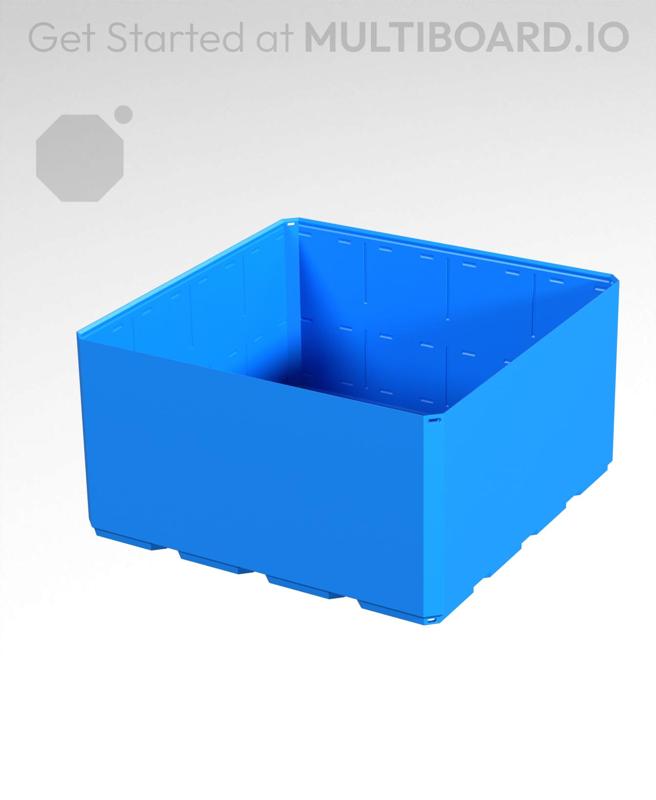 4x4x2 - Simple Walls - Multibin Shell