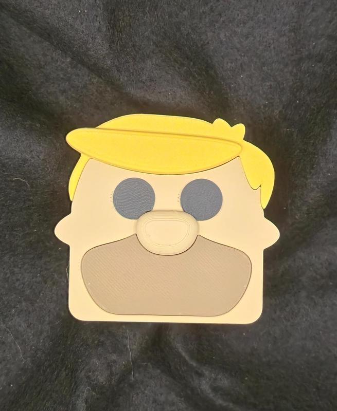 Blokkheadz Barney Rubble - Magnet, Ornament and Regular Collectible