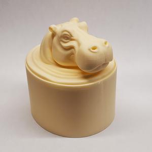 Hippo in Water Trinket Box