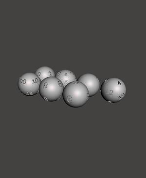 Spherical Dice Set