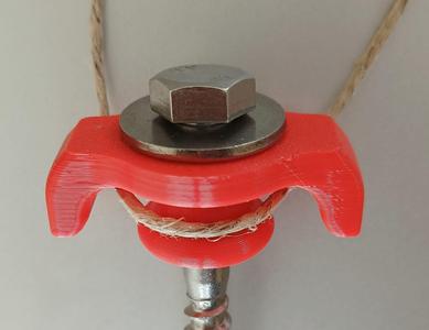 Screwable tent peg