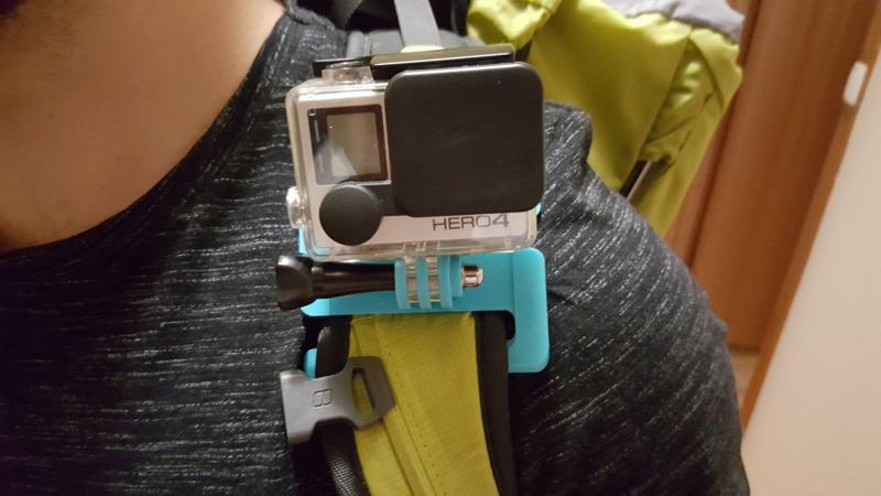 GoPro Hiking Backpack Shoulder Strap Mount