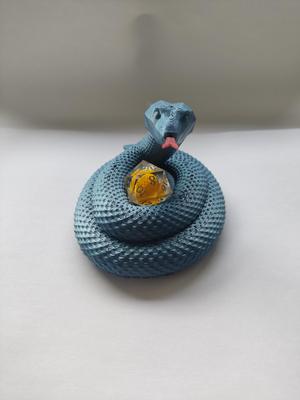 Dice Holder Snake with removable tongue
