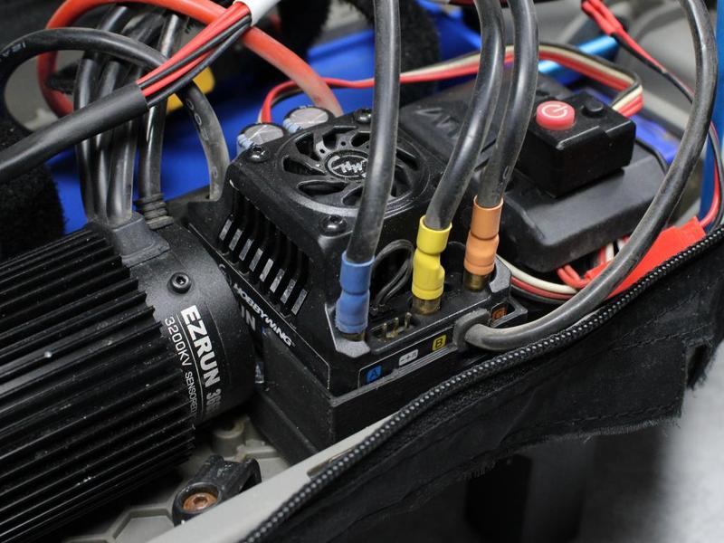 Hobbywing Max10 G2 ESC mount - Traxxas Slash 1/10 [LCG chassis]