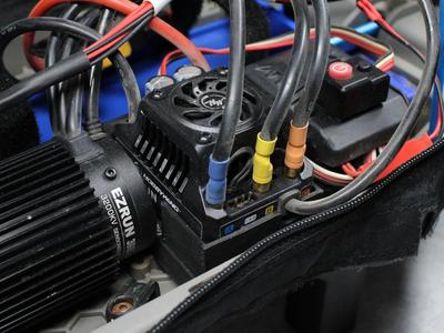 Hobbywing Max10 G2 ESC mount - Traxxas Slash 1/10 [LCG chassis]