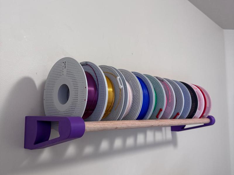 Wall Mounted Filament Rack