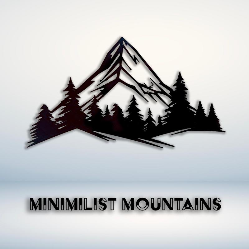 Minimalist Mountains wall art