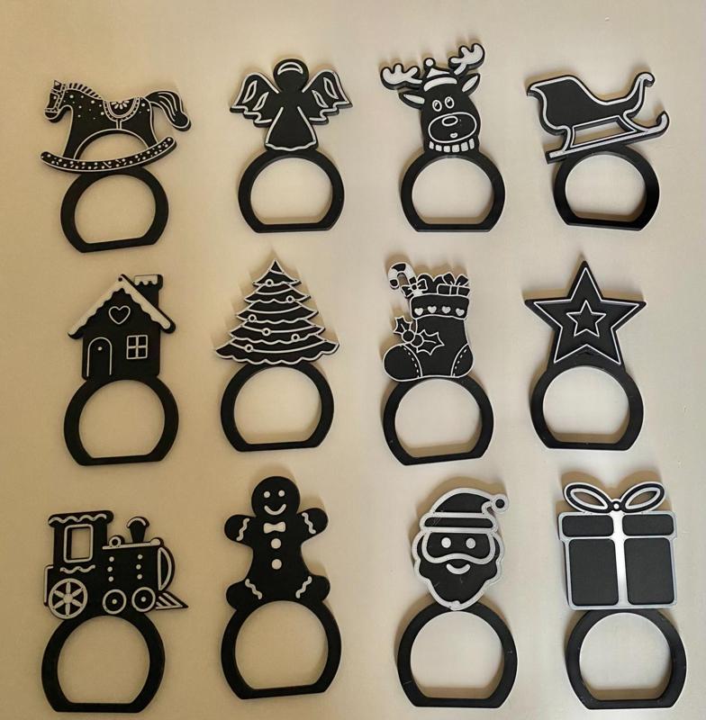 Christmas napkin rings