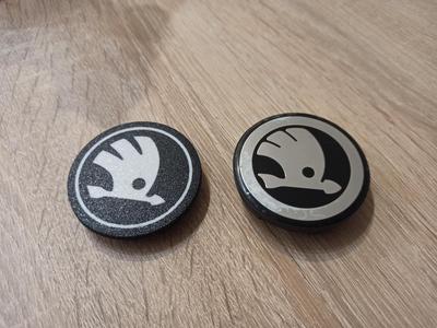 Wheel center cap - Skoda  -  Středová krytka na alu kolo - Škoda