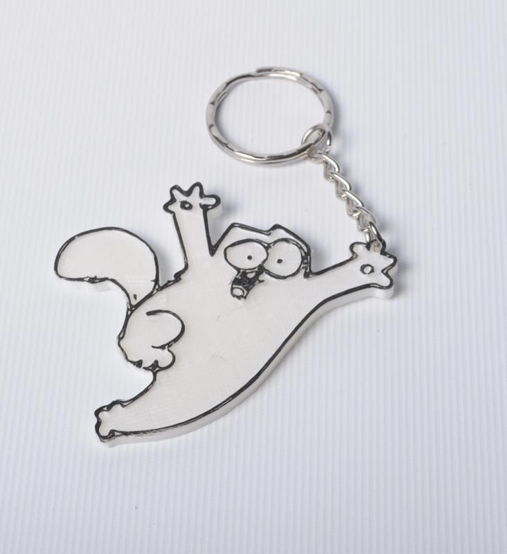 Simon's Cat Keychain