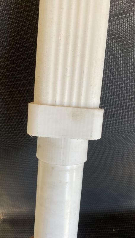 2x3 Vinyl Downspout to 2" PVC or ABS (40)