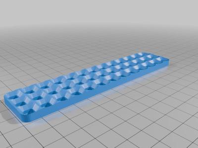 DecFinity 13x3 (130mm x 30mm) base plate