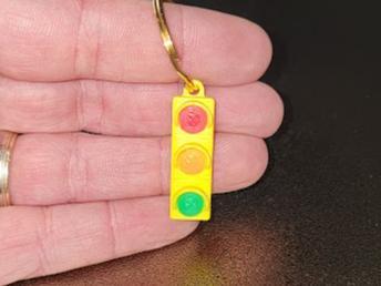 Traffic Light Keychain