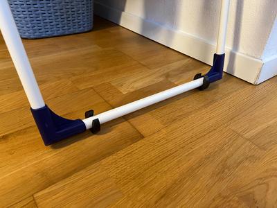 Clothes drying rack adapter (for vacuum robot)