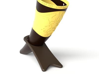 Viking Drinking Horn Holder – Nordic Mead Stand