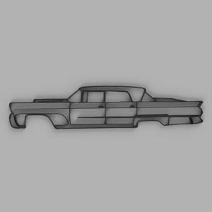 lincoln continental 1958 lineart