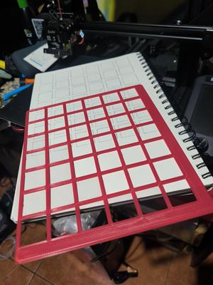 Drawing Square Grid Template