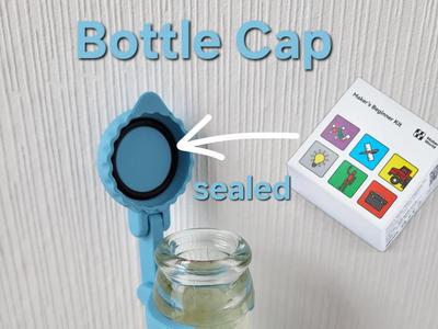 Glass bottle cap (with seal)