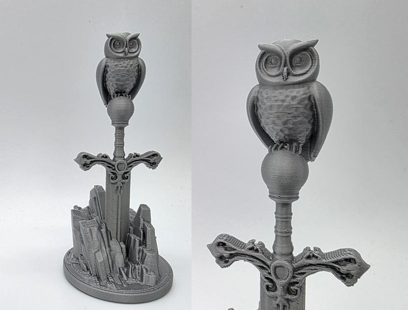 Owl on the Sword Miniature