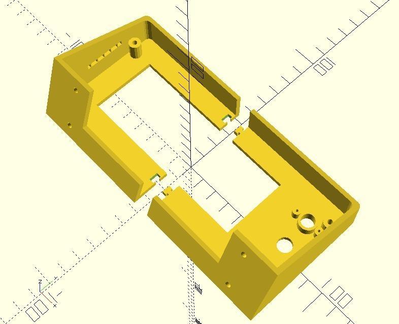 Kossel Mini SmartLCD-Case cut up for small printbeds