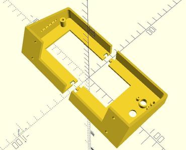 Kossel Mini SmartLCD-Case cut up for small printbeds