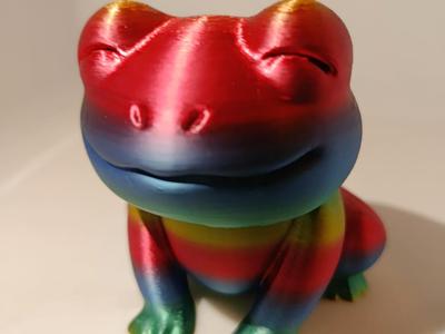 Cute Sitting Frog