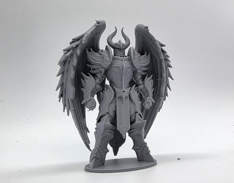 Winged Demon in Armor Miniature