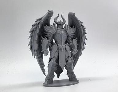 Winged Demon in Armor Miniature