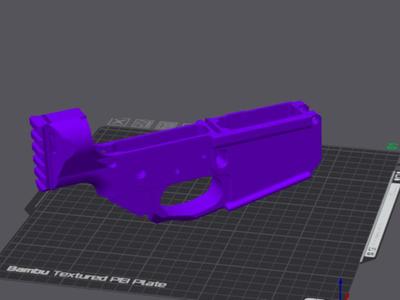 ar22 lower receiver bufferless